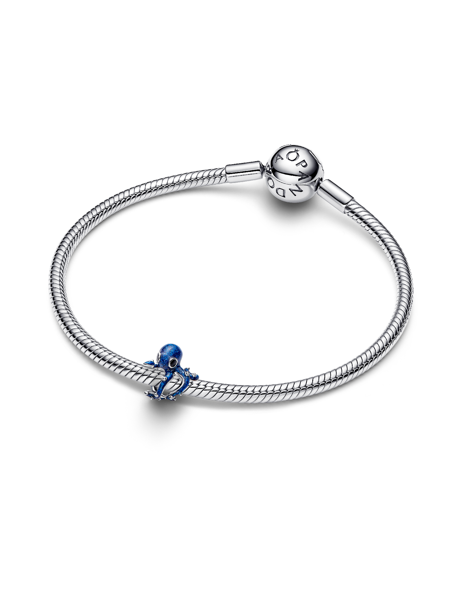 Blue Octopus Charm