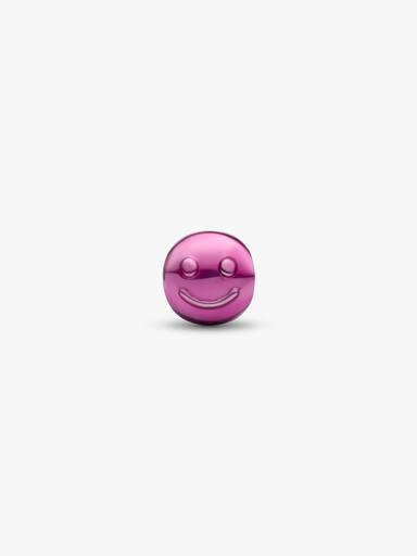 Mini charm Grand sourire rose