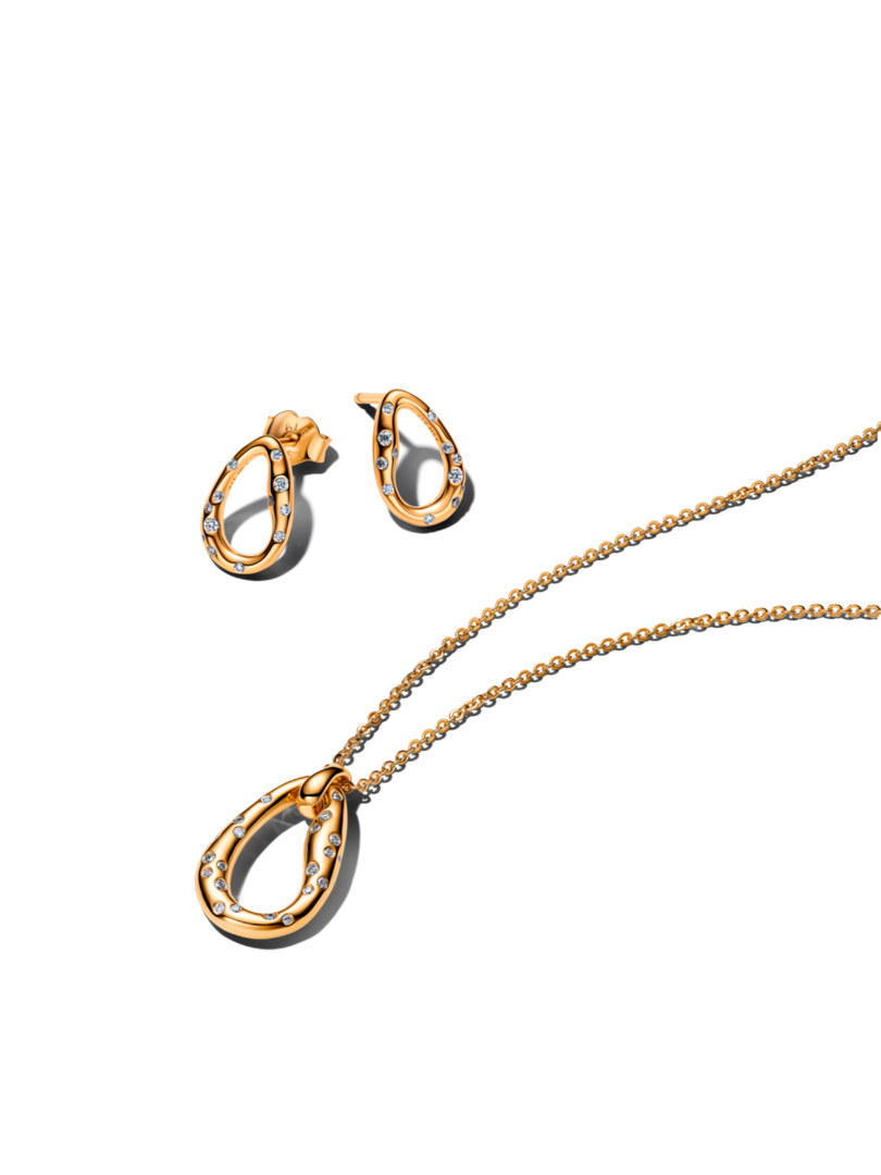 Essence Loops Earrings and Necklace Set