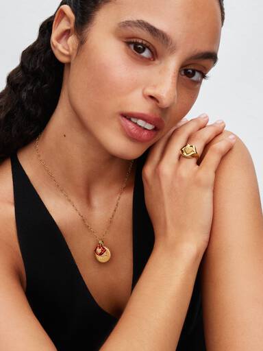 Charm-pendentif Les lèvres de l’amour de Pat McGrath