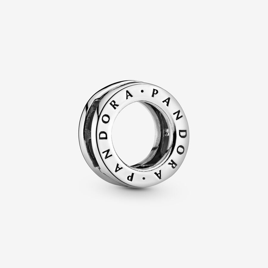 FINAL SALE - Pandora Logo Circle Clip Charm image number 0