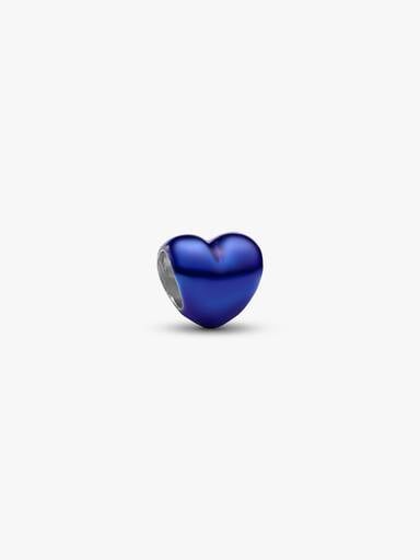 Mini charm Cœur bleu