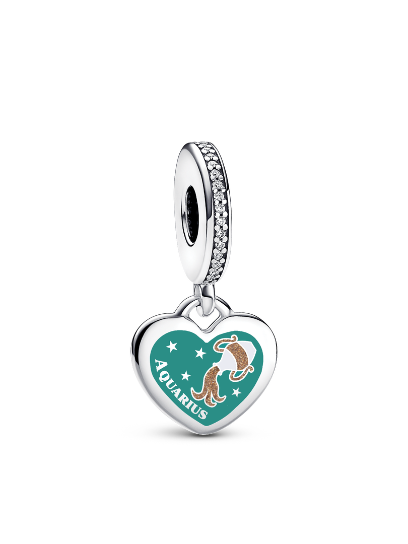 Aquarius Dangle Charm Bracelet Set