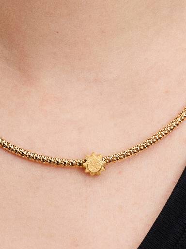 Mini charm Soleil texturé
