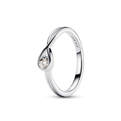 Pandora Infinite Lab-grown Diamond Ring 0.15 ct tw Sterling Silver