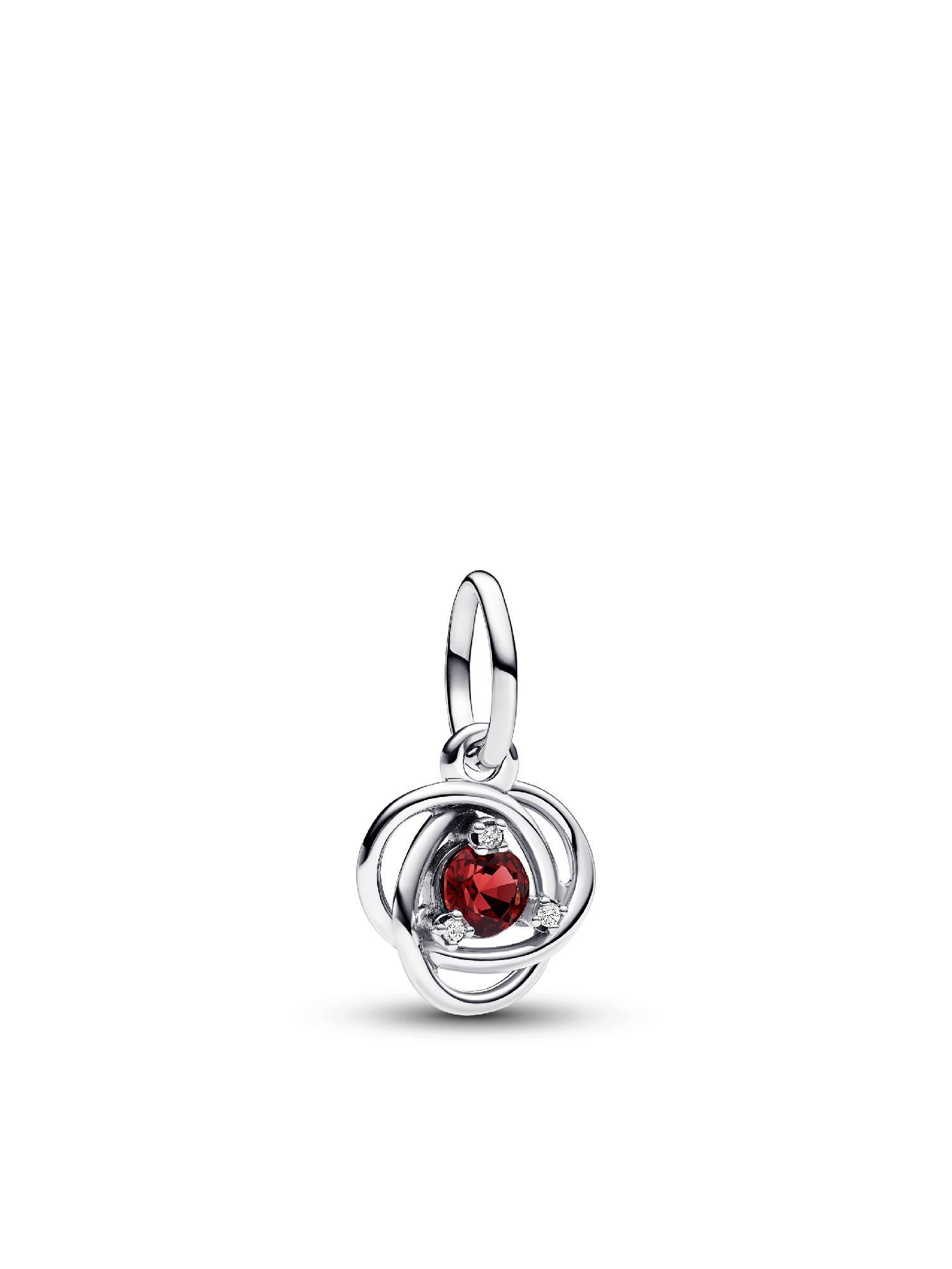 July Eternity Circle Dangle Charm Bracelet Set