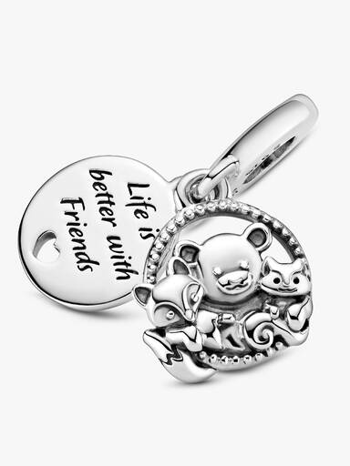 FINAL SALE - Bear, Fox & Squirrel Dangle Charm