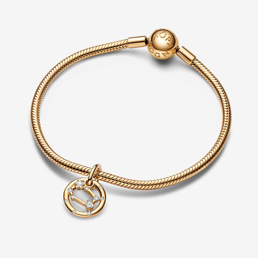 Ensemble de bracelets à breloques pendants du zodiaque Gémeaux image number 0