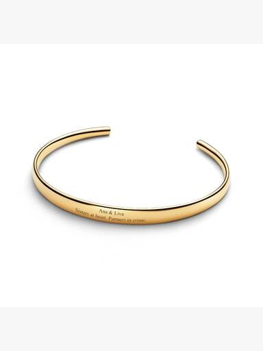 Bracelet rigide ouvert gravable