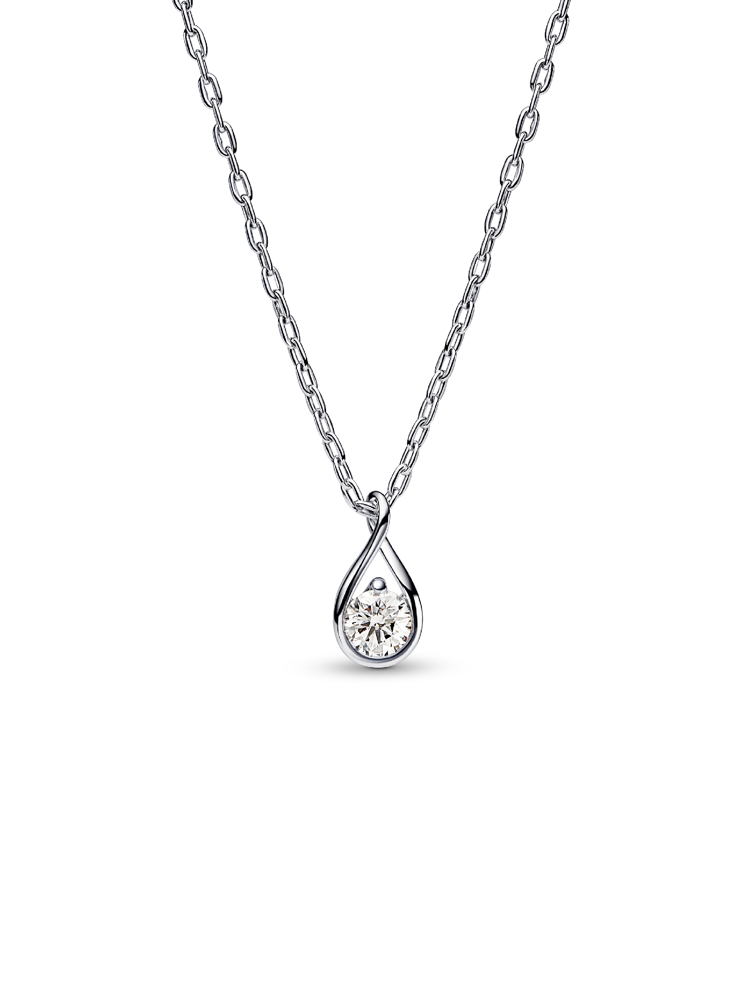 Collier avec pendentif à diamant cultivé en laboratoire Pandora Infinite