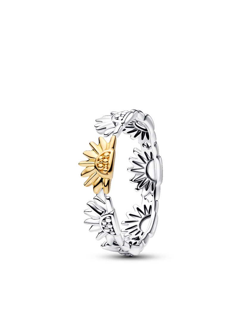 Sun & Sunflowers Ring Set