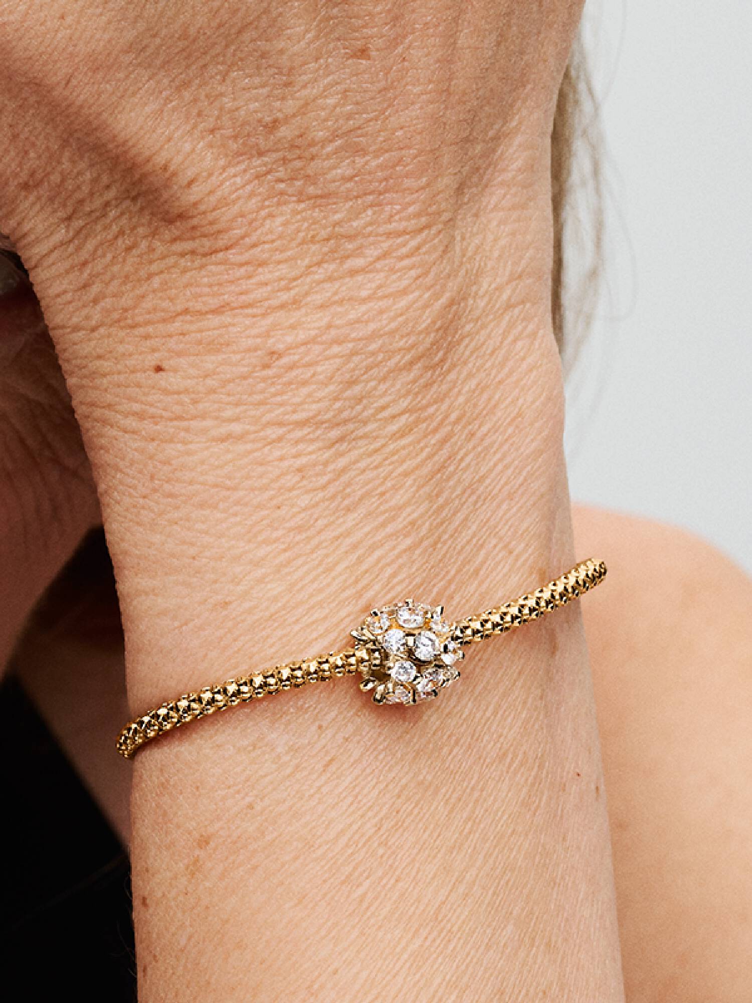 VENTE FINALE - Charm rond scintillant