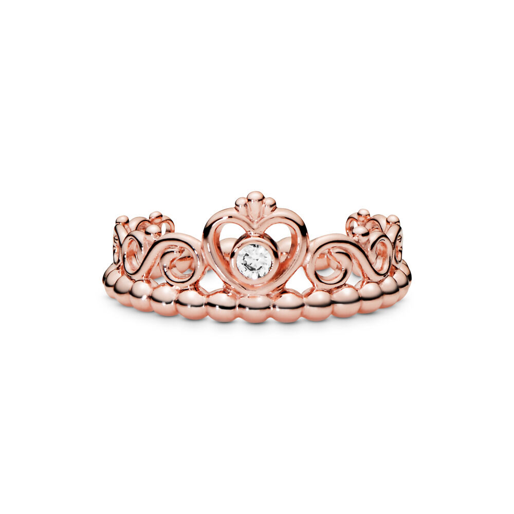My Princess Tiara Ring in Pandora Rose™ with CZ | Rose gold plated