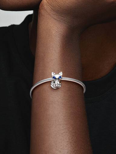 FINAL SALE - Blue-Eyed Fox Charm
