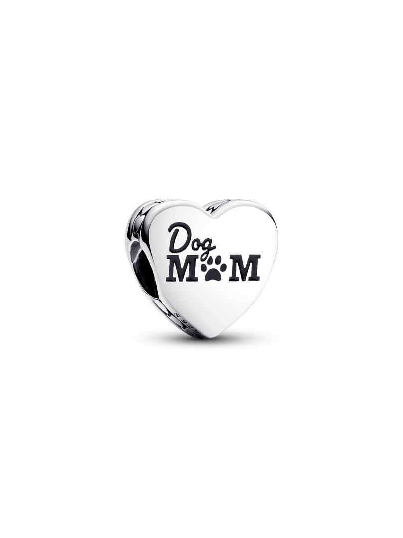 Engravable Dog Mom Heart Charm