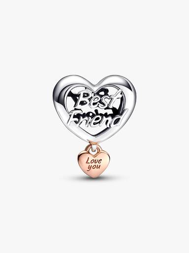 VENTE FINALE - Charm Cœur « Love You Best Friend »