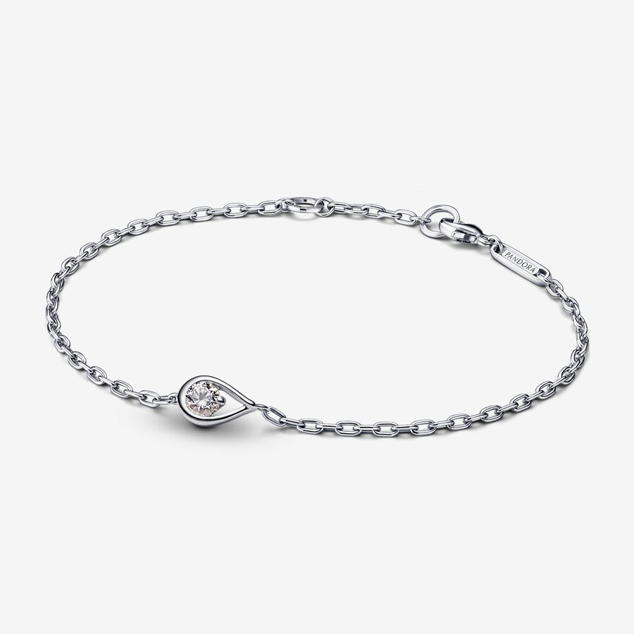 Pandora Infinite Lab-grown Diamond Chain Bracelet 0.25 carat tw Sterling Silver image number 0