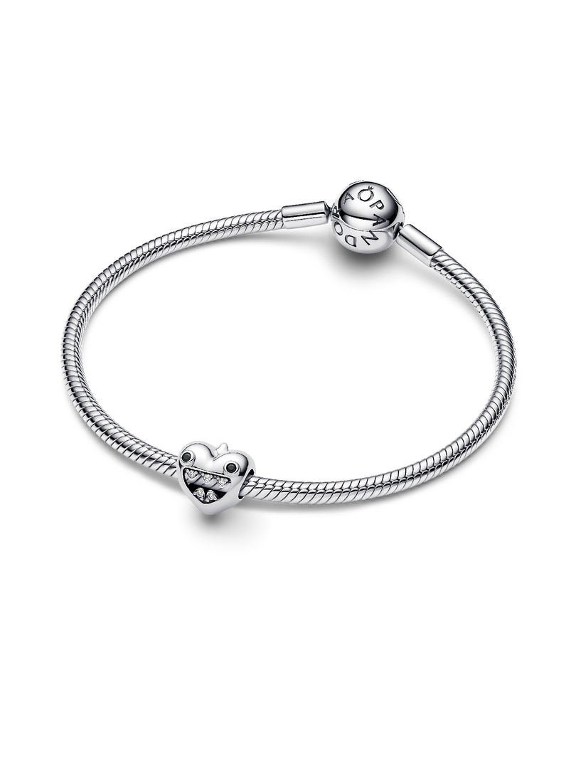 Mom's Little Monsters Heart Charm