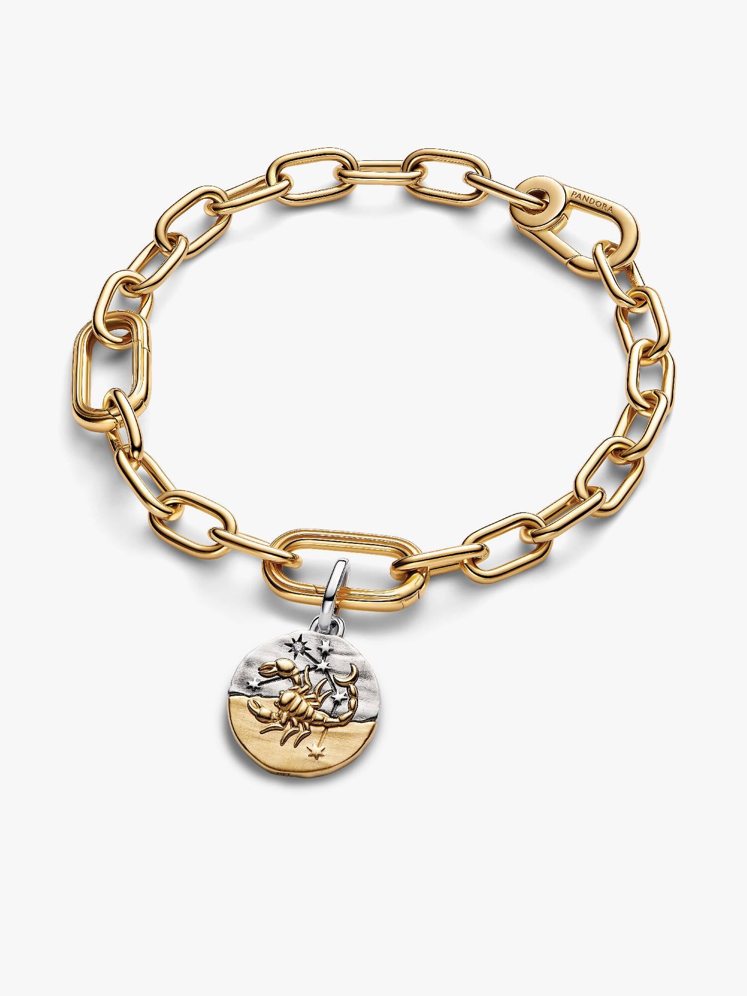 Scorpio Medallion Charm Bracelet