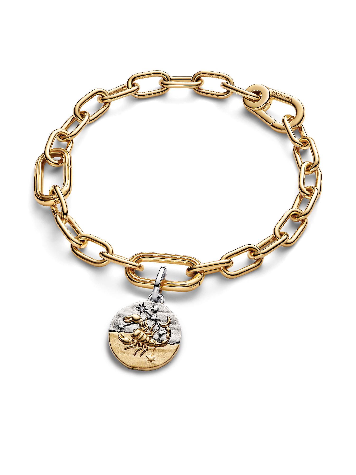Scorpio Medallion Charm Bracelet