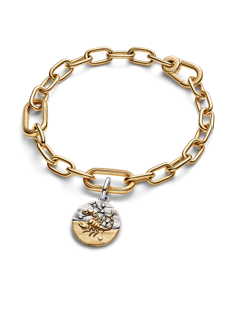Scorpio Medallion Charm Bracelet