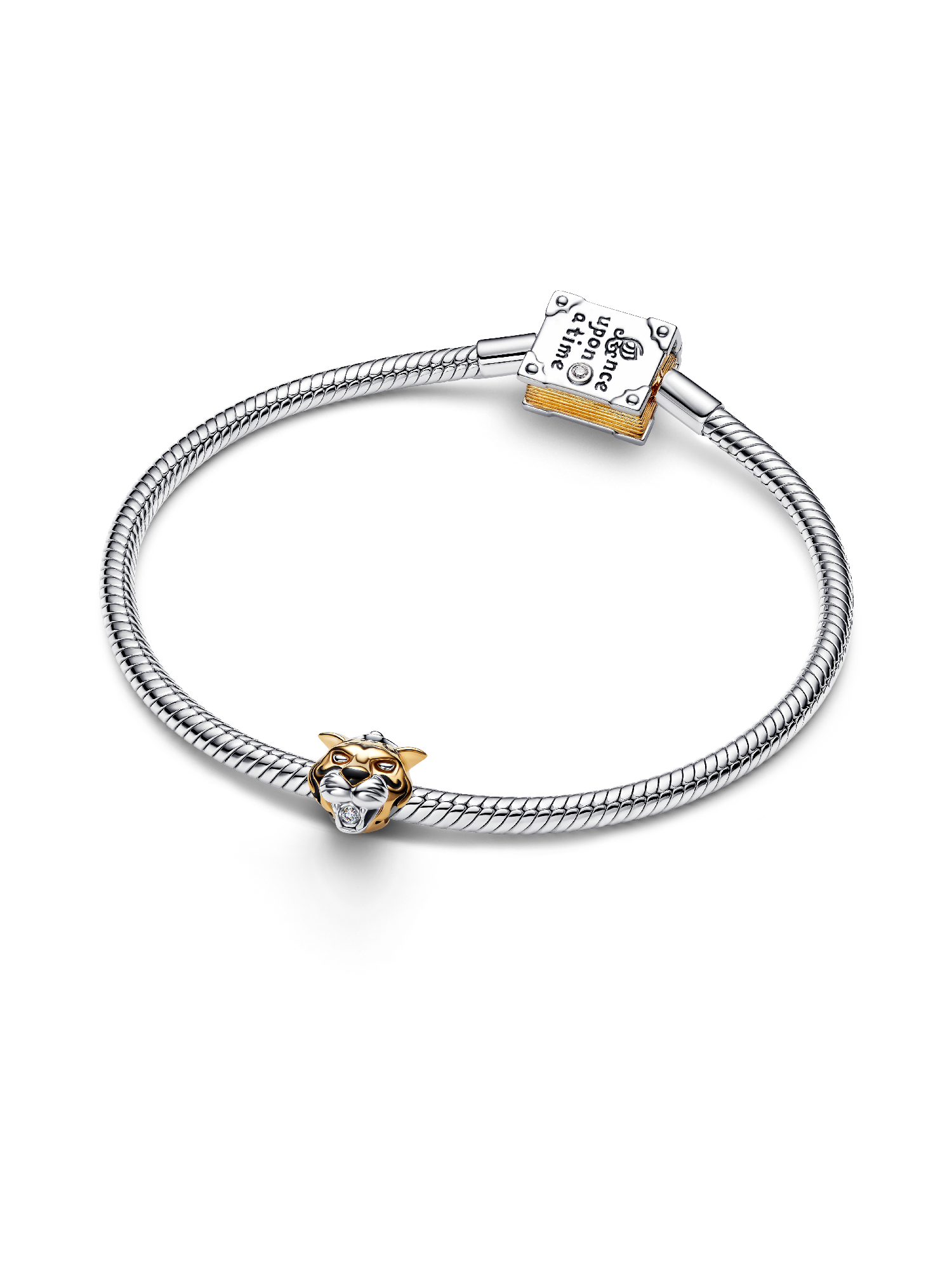 Charm Rajah de la Princesse Jasmine de Disney avec diamant créé en laboratoire