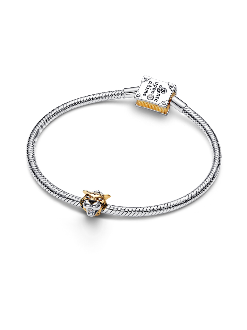 Charm Rajah de la Princesse Jasmine de Disney avec diamant créé en laboratoire