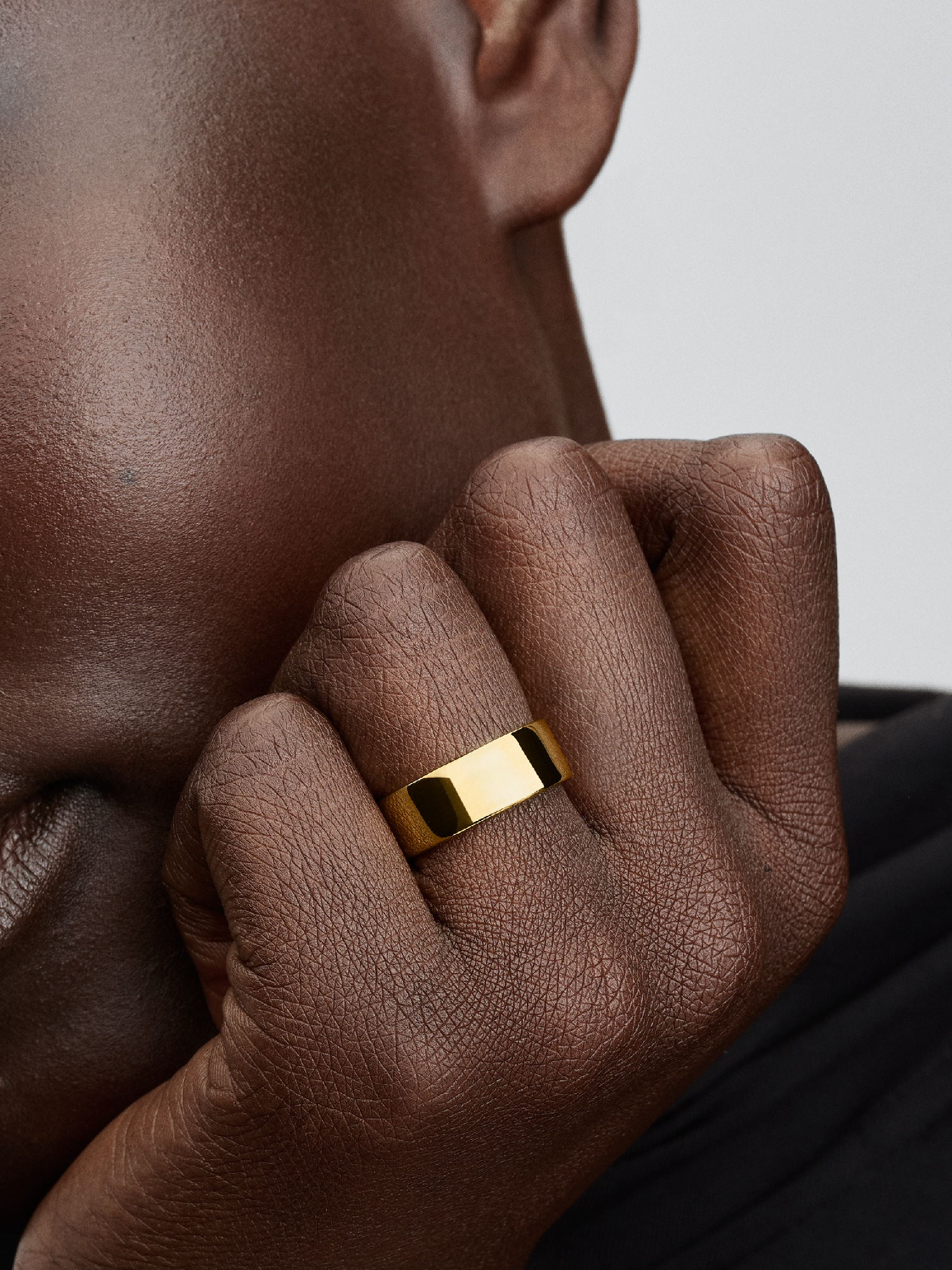 Engravable Wide Band Ring