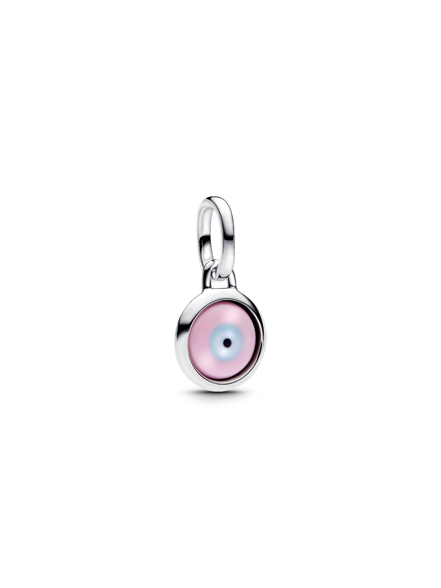 Engravable Evil Eye Murano Glass Mini Dangle Charm | Pendant