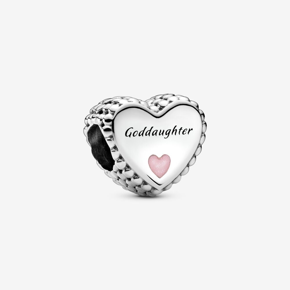 Goddaughter Heart Charm | Sterling silver | Pandora Canada
