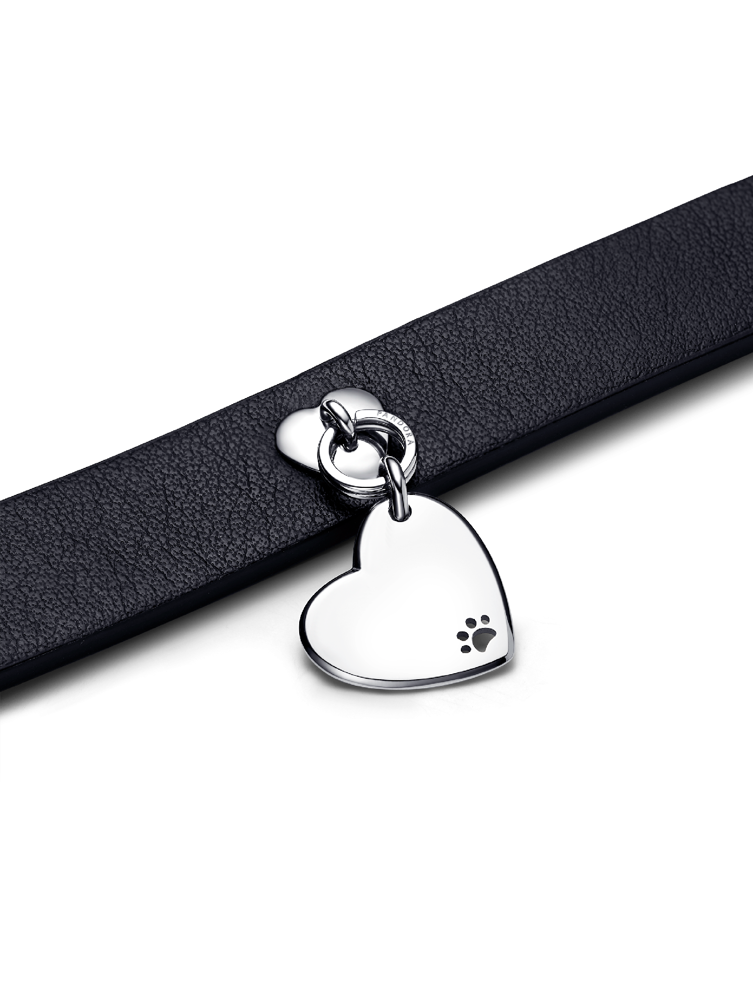 Black Leather-free Fabric Pet Collar