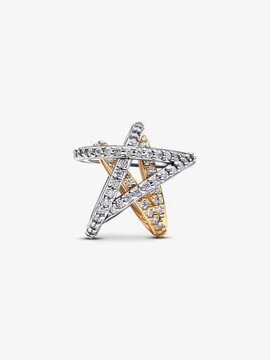 Sparkling Crossover Star Charm