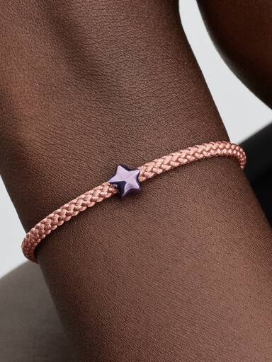 Mini charm Étoile mauve