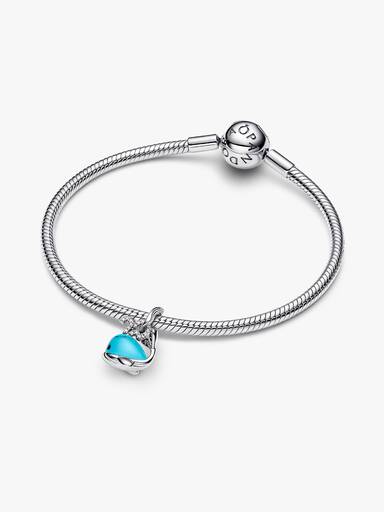Charm-pendentif Baleine turquoise