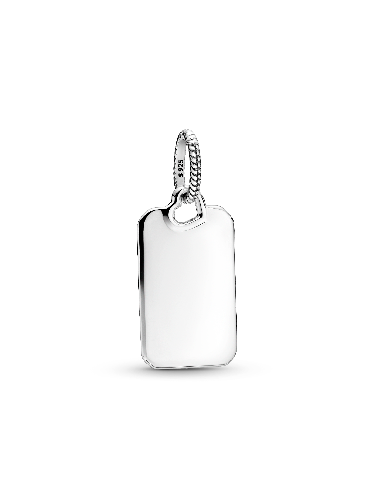 Pendentif Étiquette rectangulaire à graver