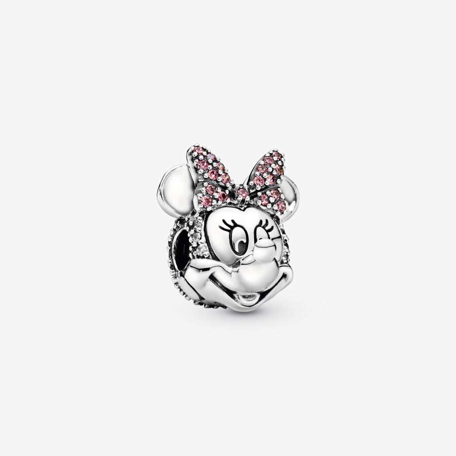 Clip Nœud en pavé rose Minnie Mouse de Disney image number 0