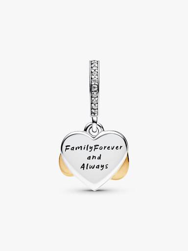 FINAL SALE - Sparkling Infinity Heart Dangle Charm