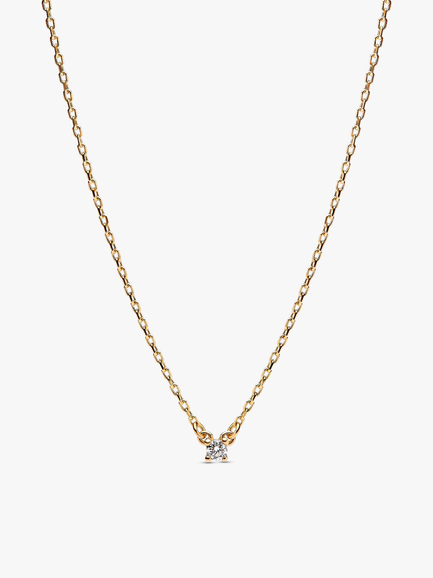 Collier à pendentif avec diamant cultivé en laboratoire Pandora Era