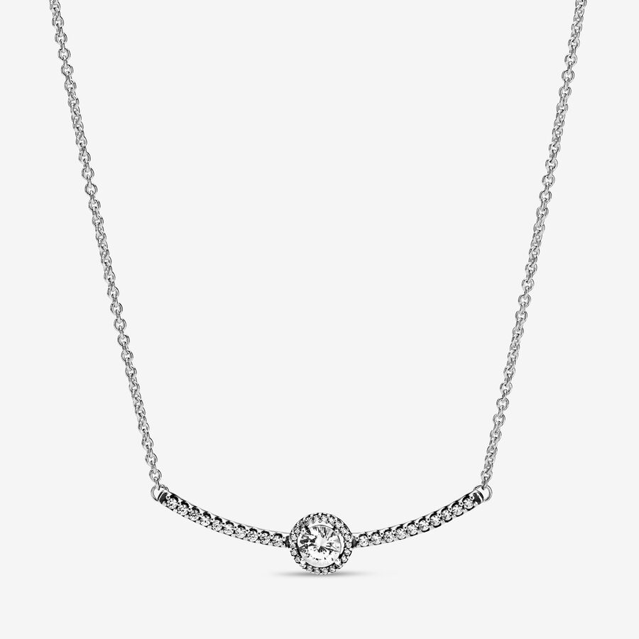 Round Sparkle Necklace - FINAL SALE image number 0
