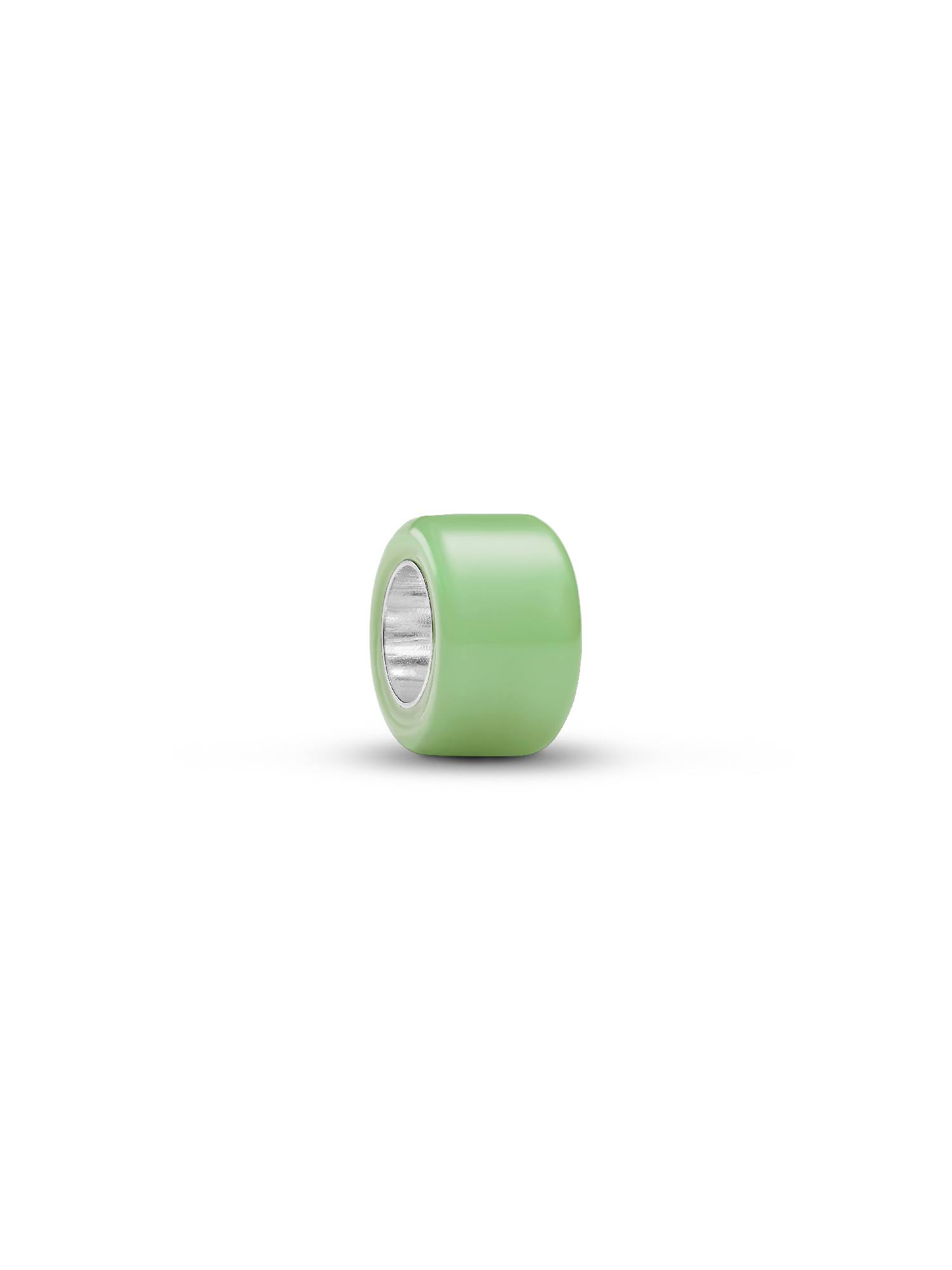 Mini charm en verre de Murano vert