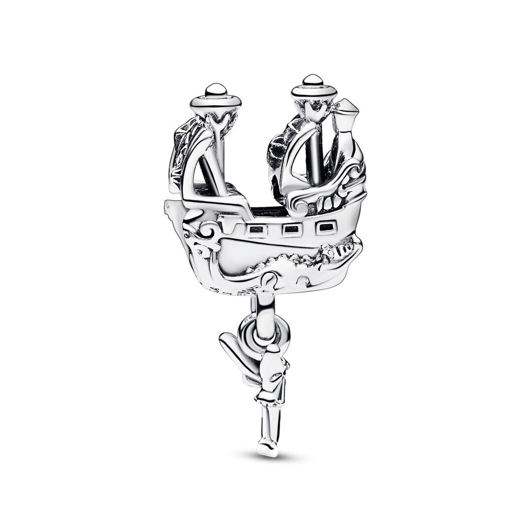 FINAL SALE - Disney Tinker Bell And Captain Hook’s Pirate Ship Charm