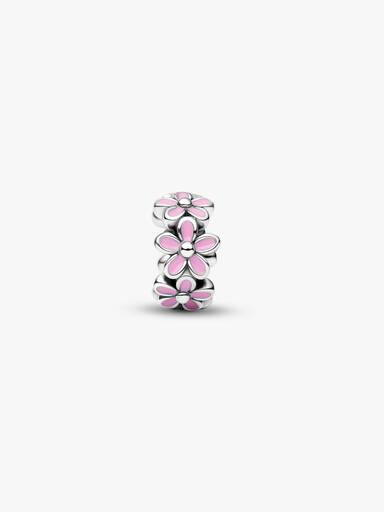 Pink Daisy Spacer Charm