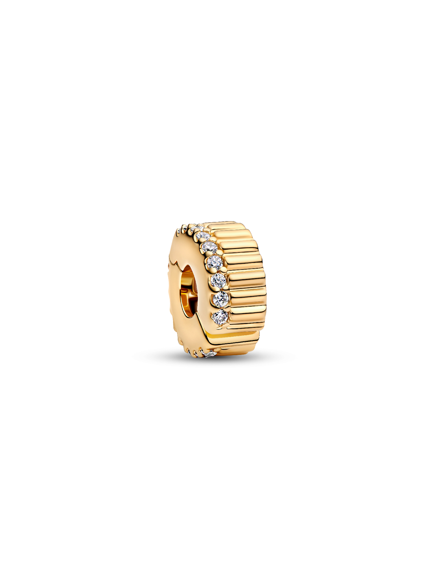 Ribbed Clip Charm