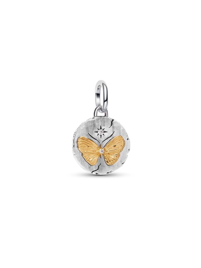 Butterfly Medallion Charm