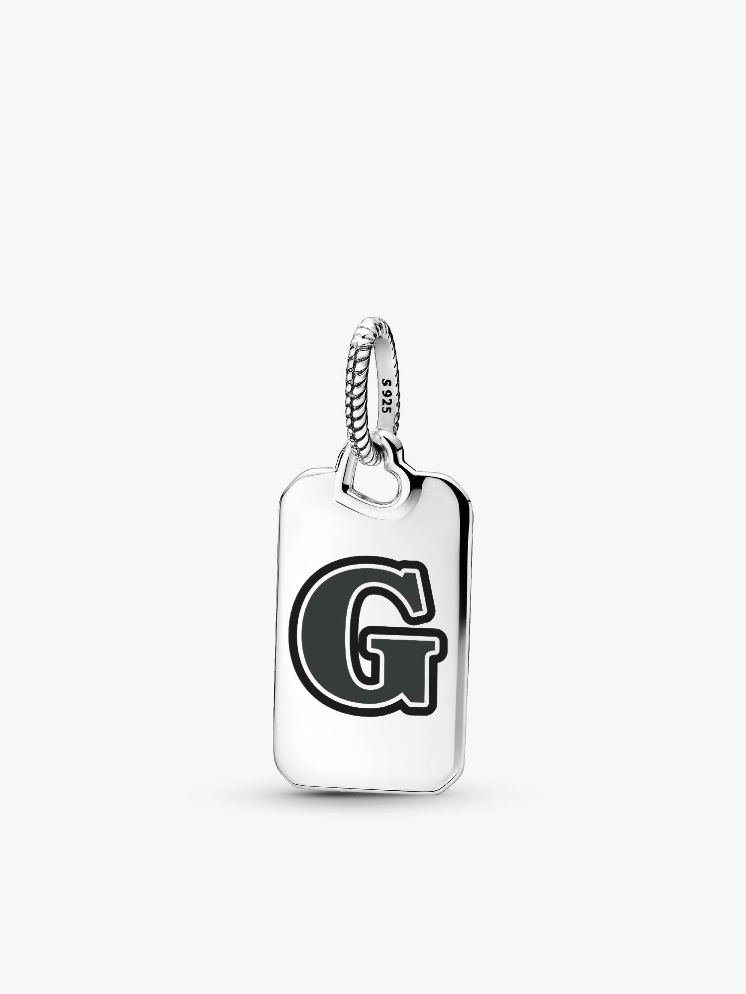 Letter G Rectangle Pendant