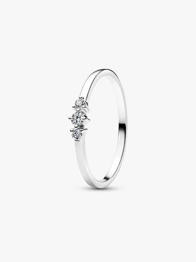 Pandora Era Lab-Grown Diamond Triple Stone Ring