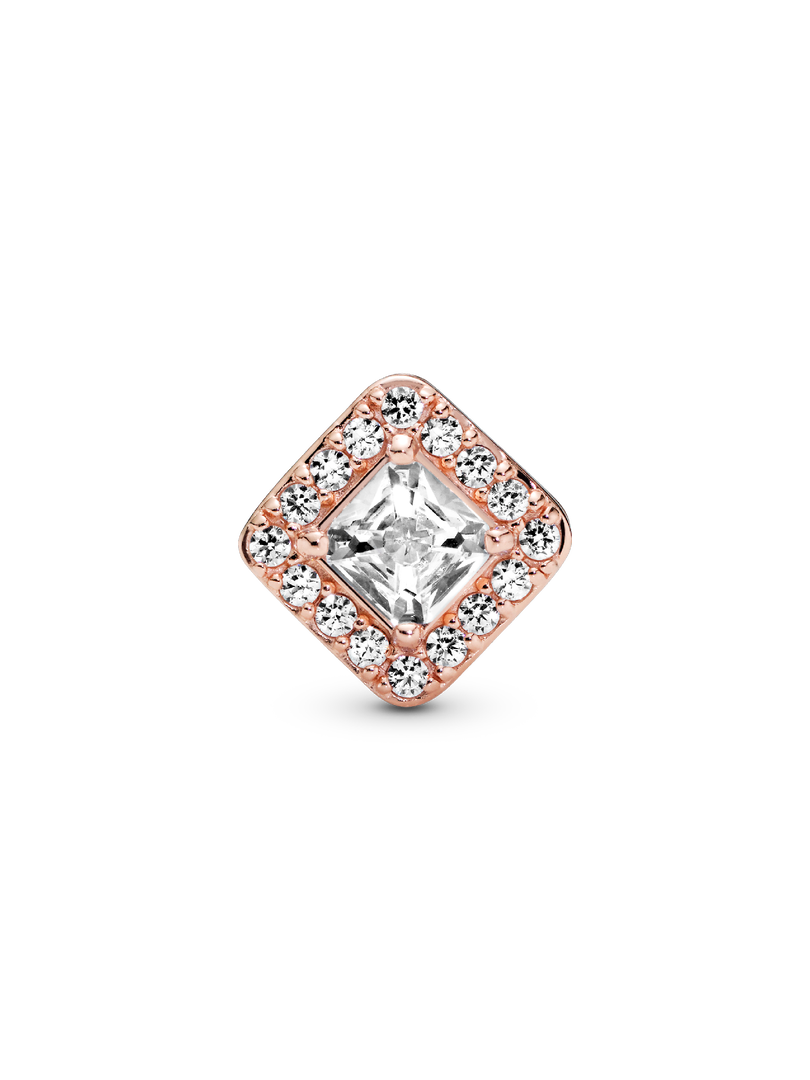 Square Sparkle Halo Charm