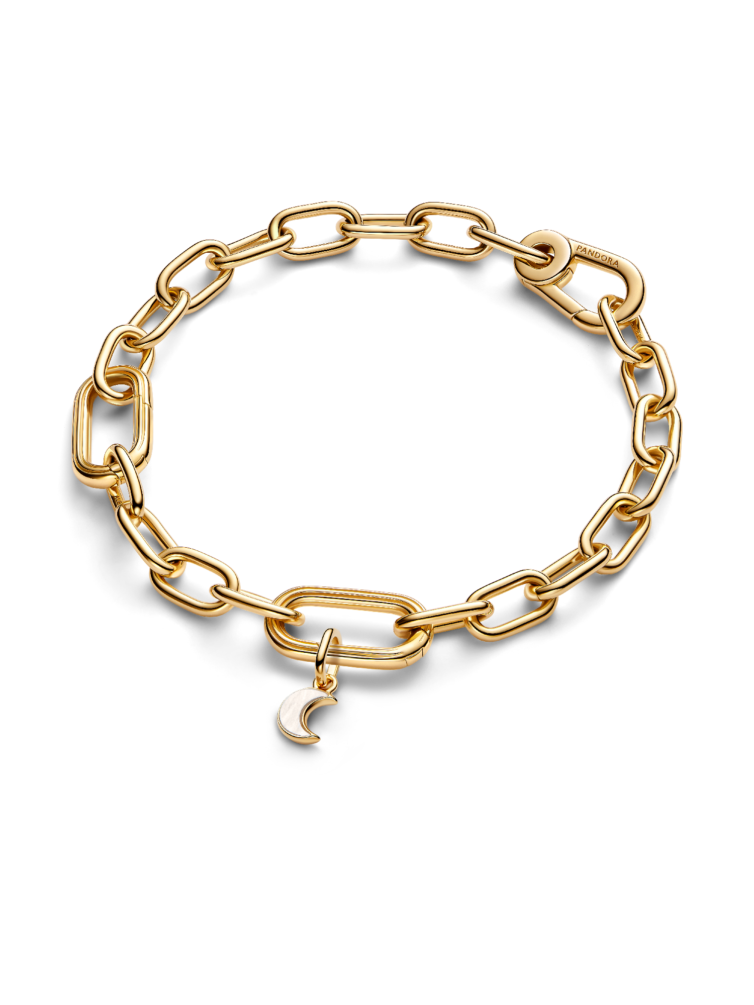 White Crescent Moon Mini Dangle Charm