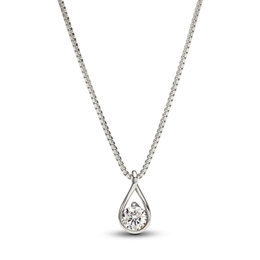 Pandora Infinite Pendentif et collier avec diamant créé en laboratoire 0,50 carat tw en argent sterling