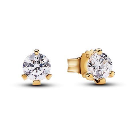Pandora Nova Lab-grown Diamond Stud Earrings 0.50 carat tw 14k Gold